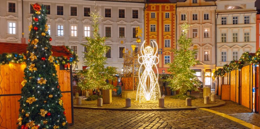 Cristmas Old Town square in Prague, Czech Republic